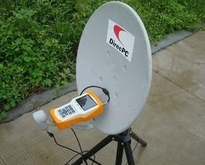 小锅卫星电视接收器